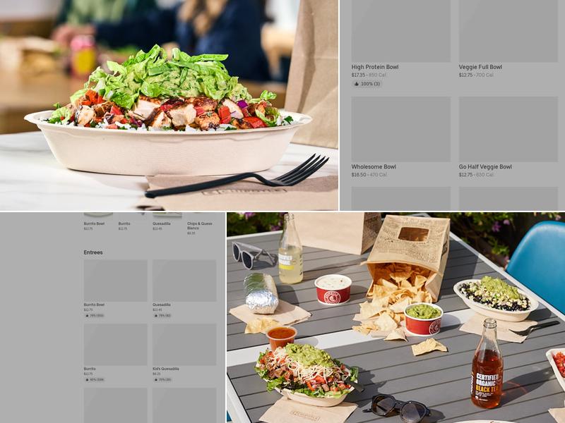 Chipotle Mexican Grill Menu