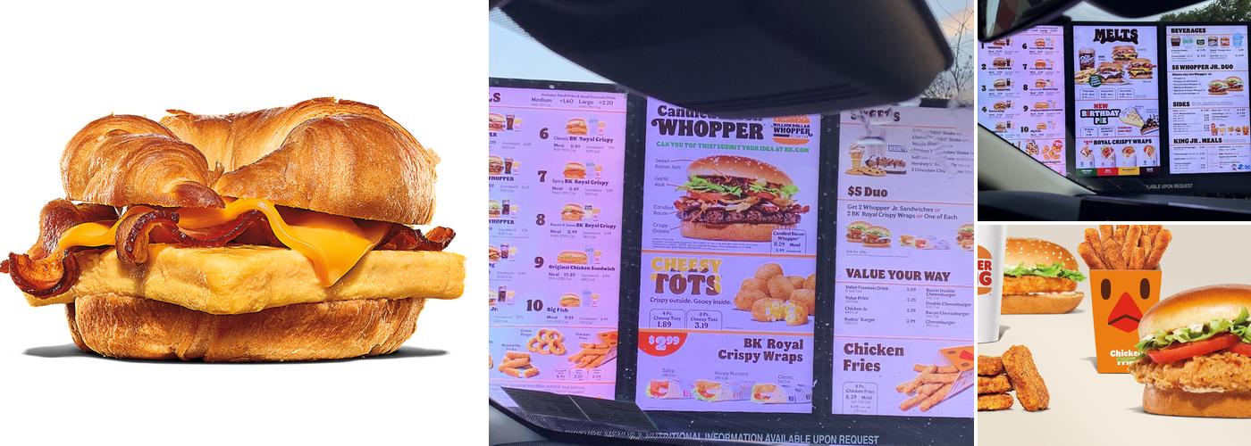 Burger King Menu