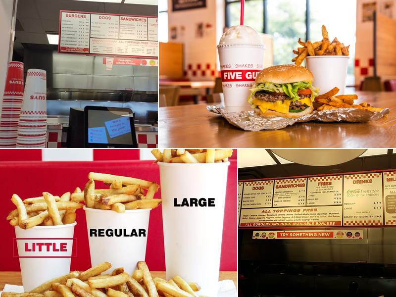 Five Guys Menu