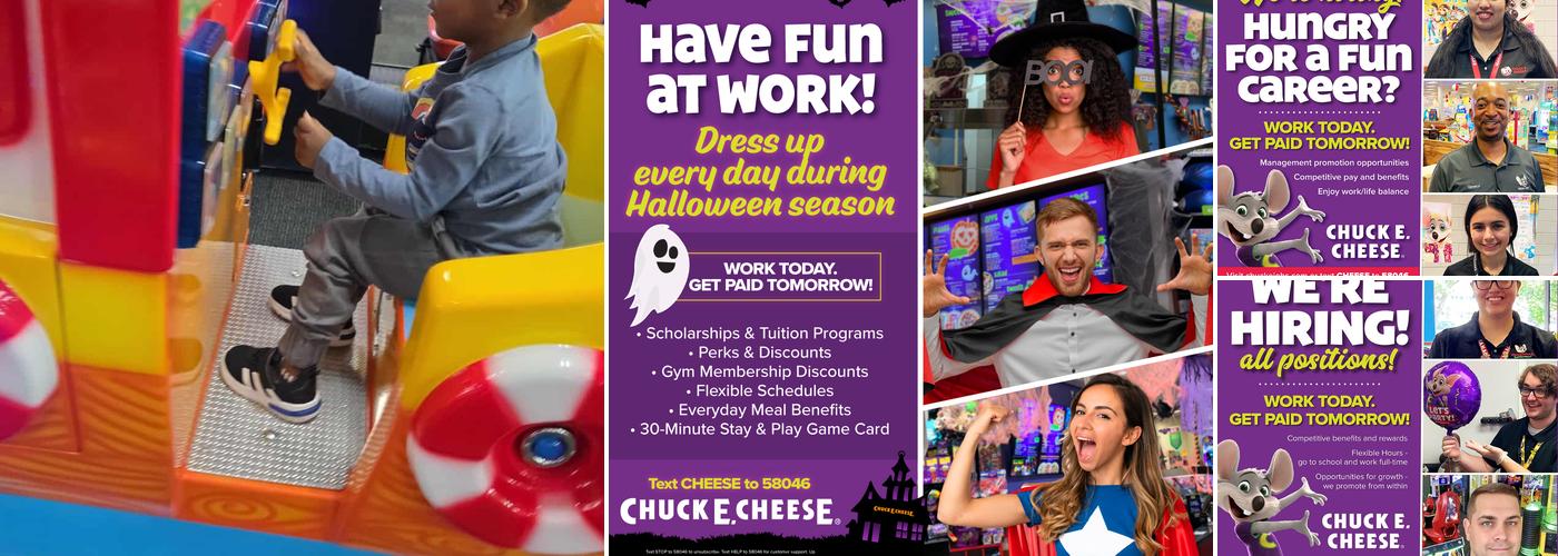 Chuck E. Cheese Menu