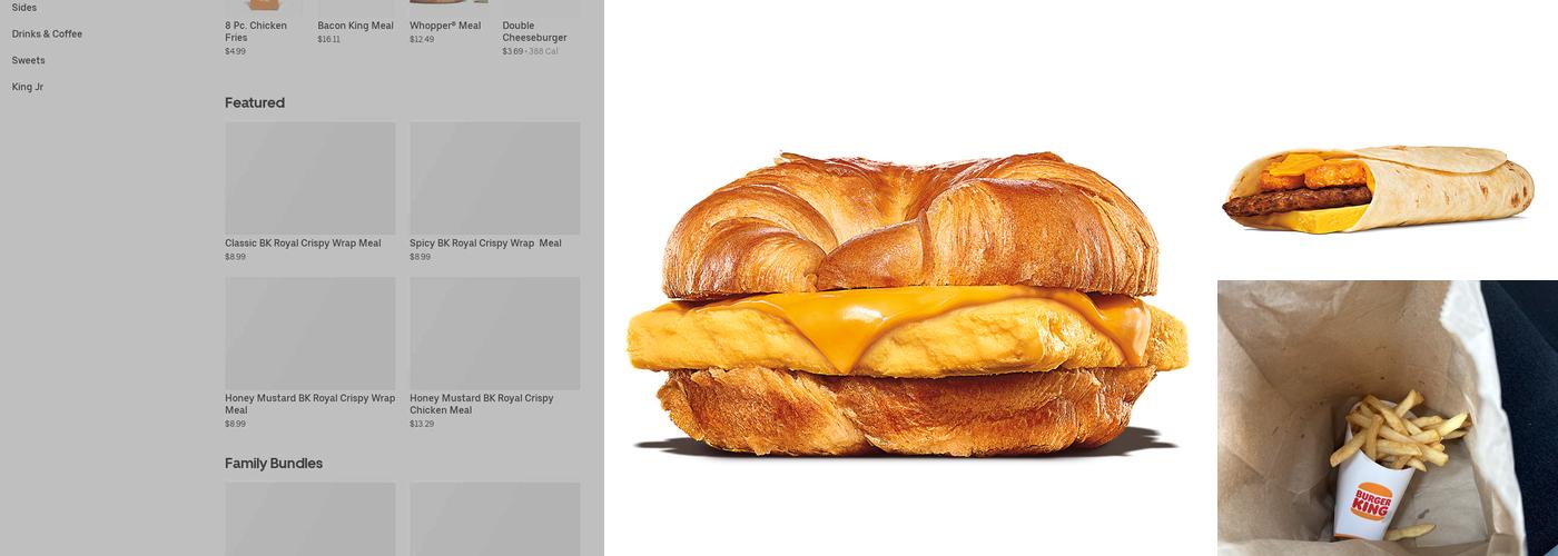Burger King Menu