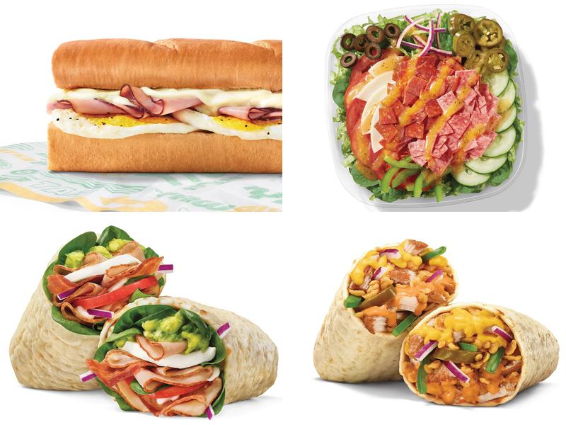 Subway Menu