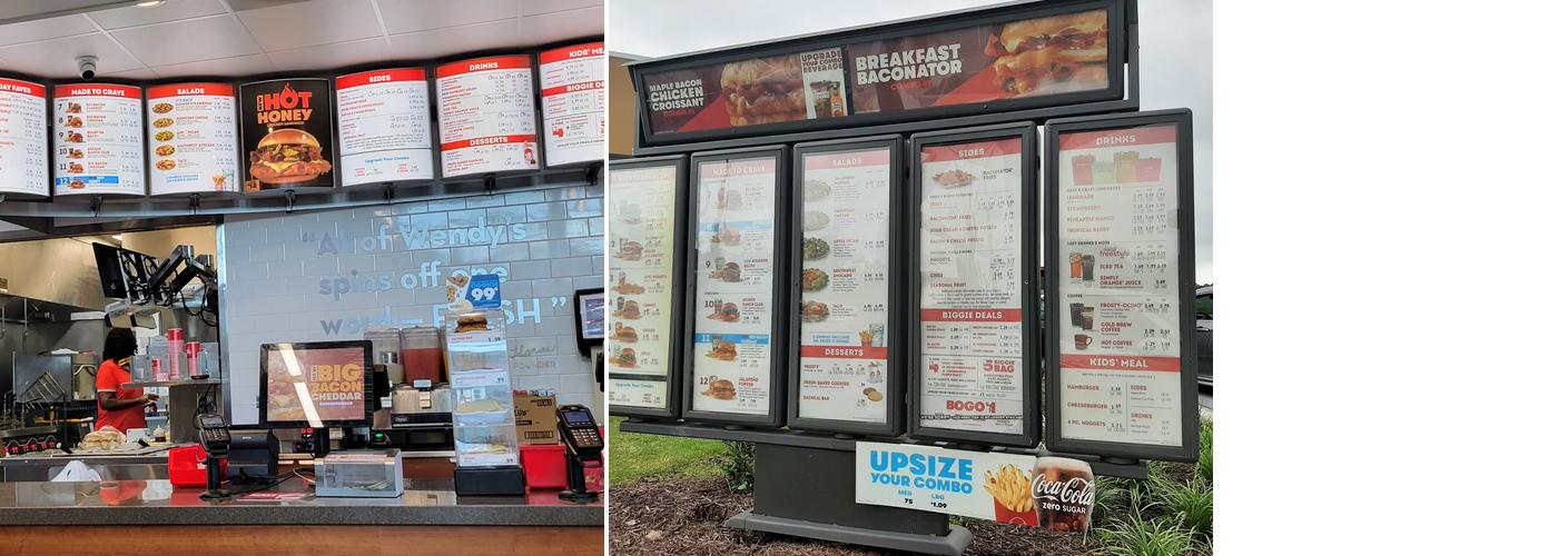 Wendy's Menu