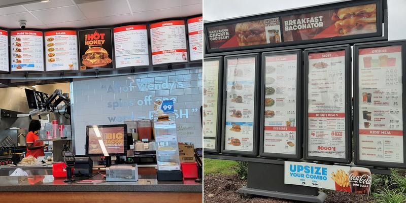 Wendy's Menu