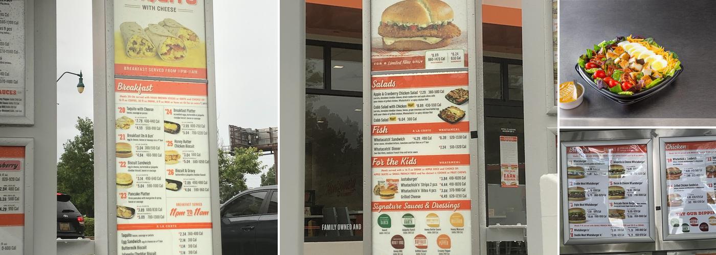 Whataburger Menu