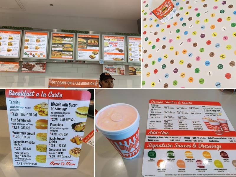 Whataburger Menu