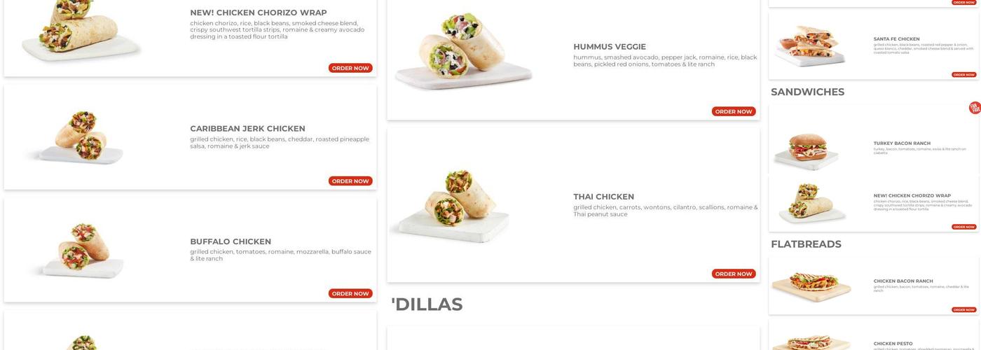 Tropical Smoothie Cafe Menu