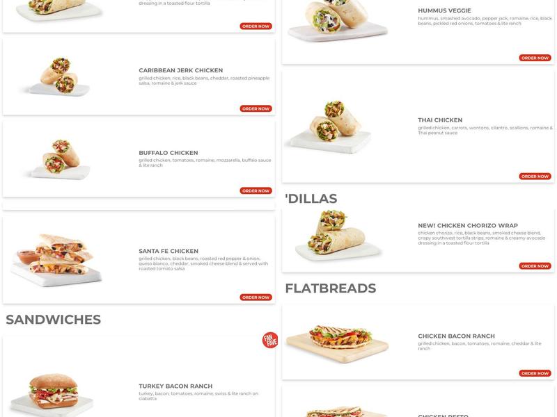 Tropical Smoothie Cafe Menu