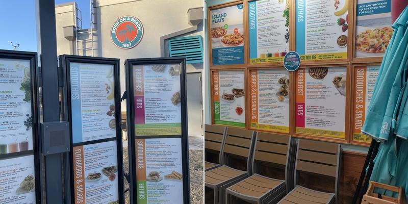 Tropical Smoothie Cafe Menu