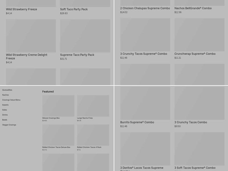 Taco Bell Menu