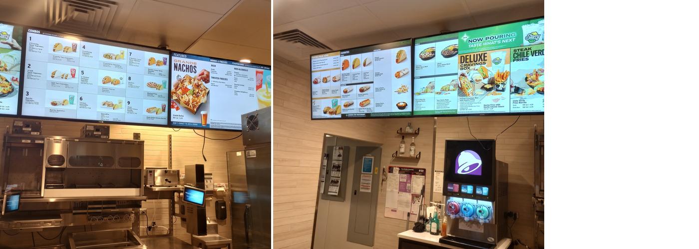 Taco Bell Cantina Menu