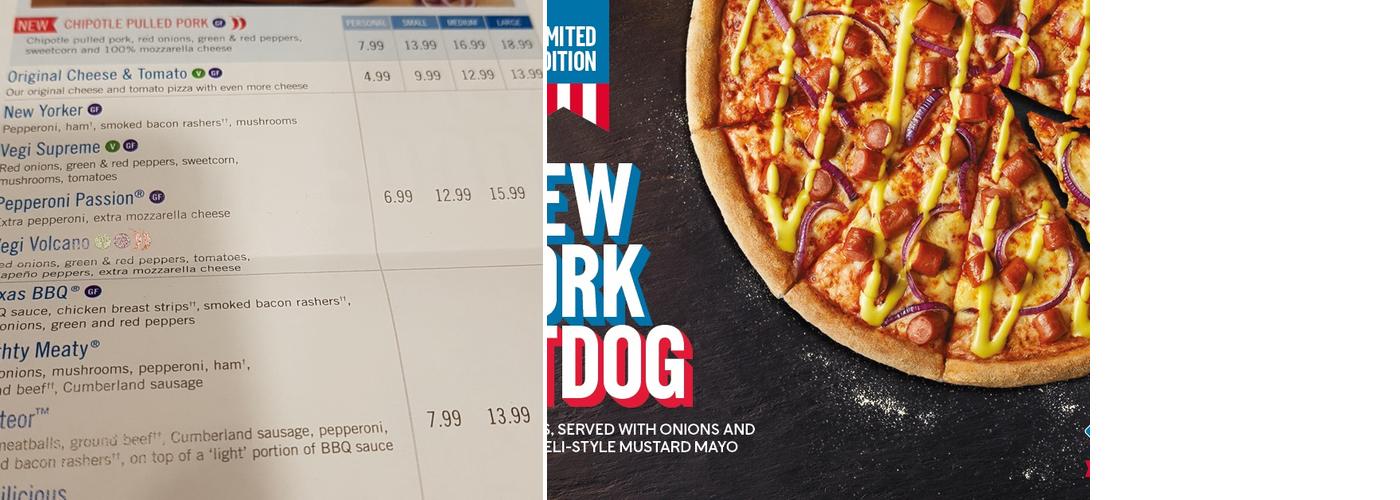 Domino's Pizza - Rowley Regis Menu