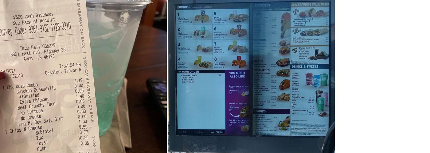 Taco Bell Menu