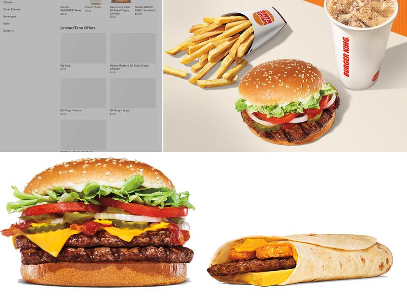 Burger King Menu