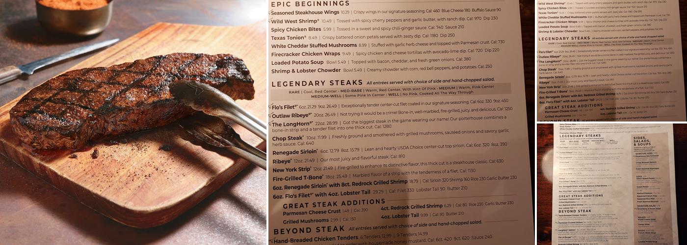 LongHorn Steakhouse Menu