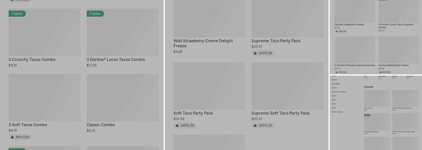 Taco Bell Menu