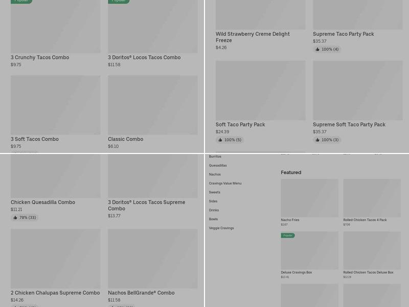 Taco Bell Menu