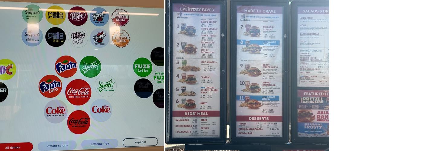 Wendy's Menu