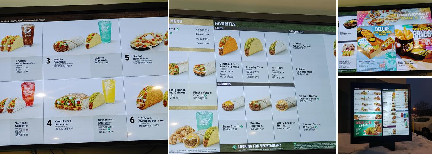 Taco Bell Menu