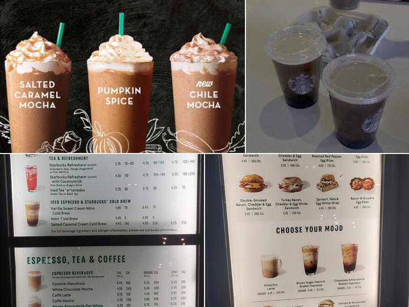 Starbucks Menu