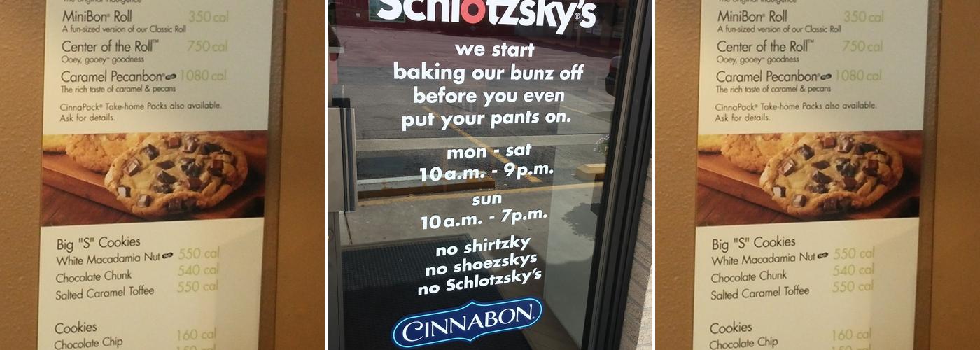 Schlotzsky's Menu
