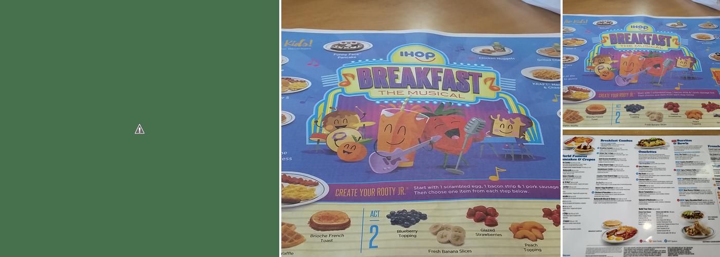 IHOP Menu
