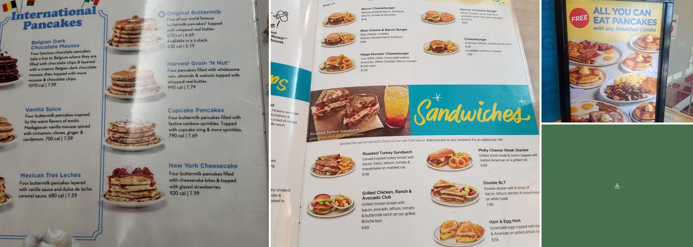 IHOP Menu
