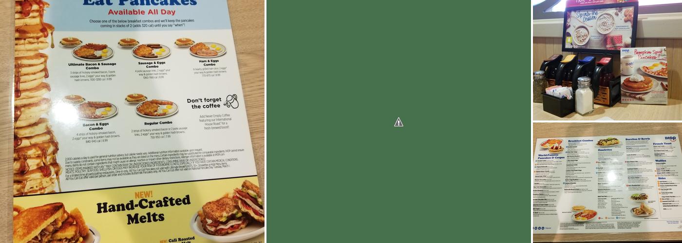 IHOP Menu