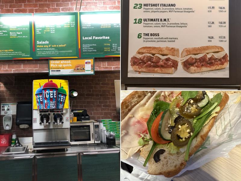 Subway Menu