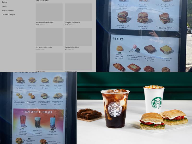 Starbucks Menu