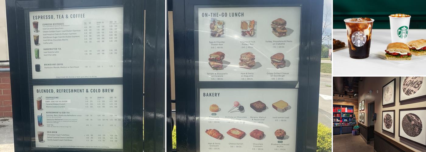 Starbucks Menu