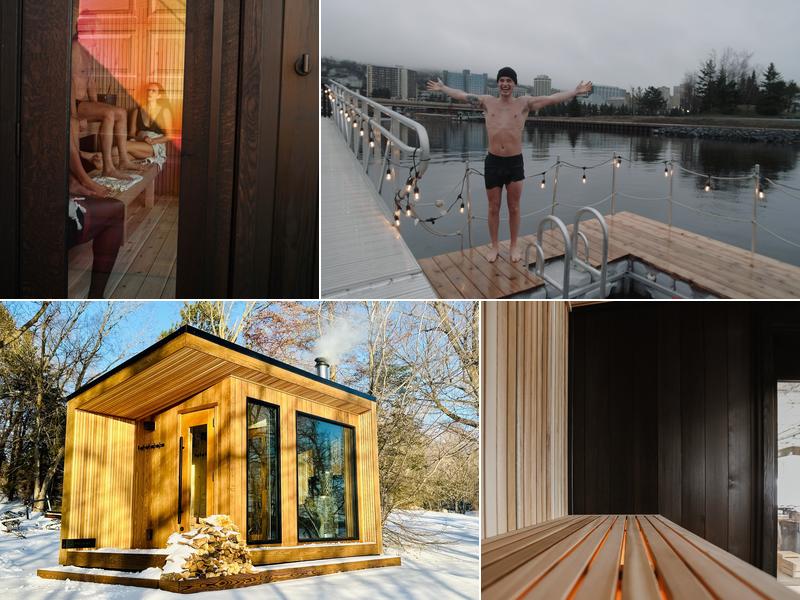 Cedar and Stone Nordic Sauna