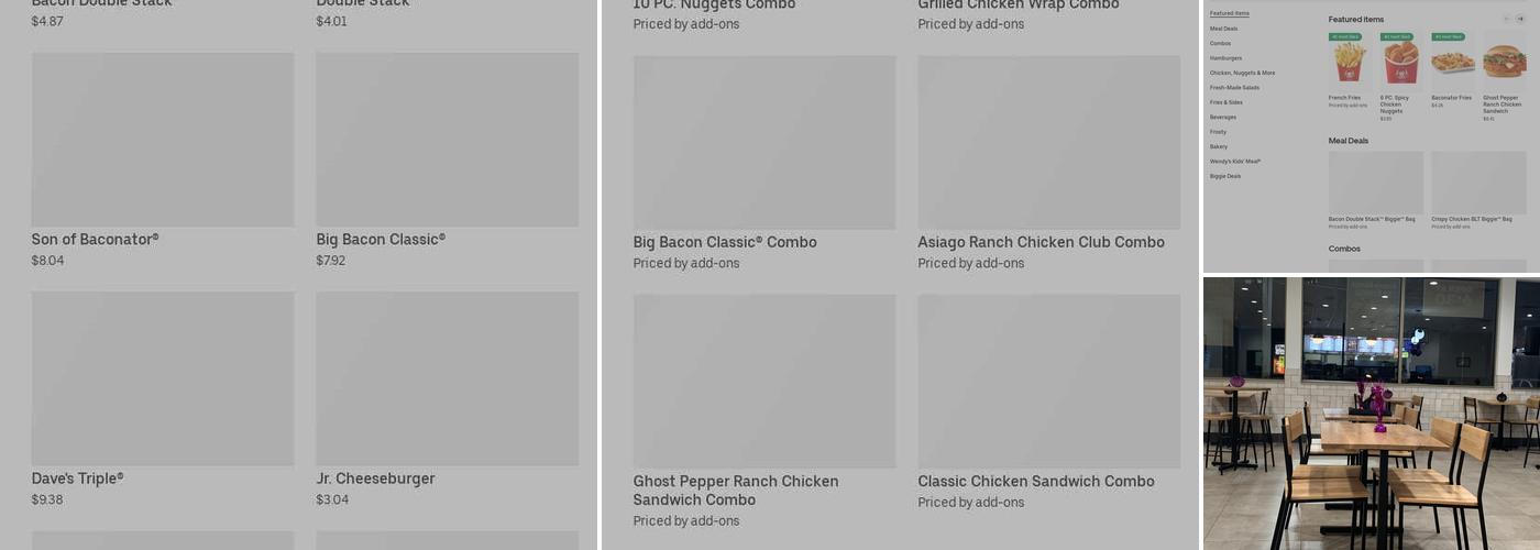 Wendy's Menu