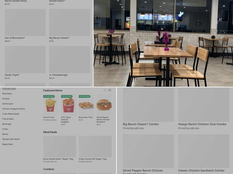 Wendy's Menu
