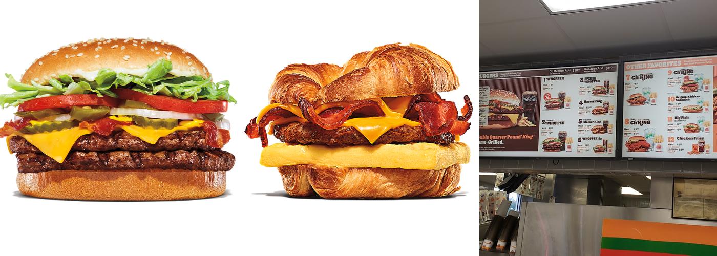 Burger King Menu
