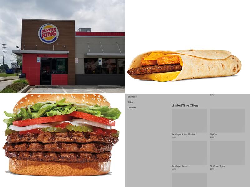 Burger King Menu
