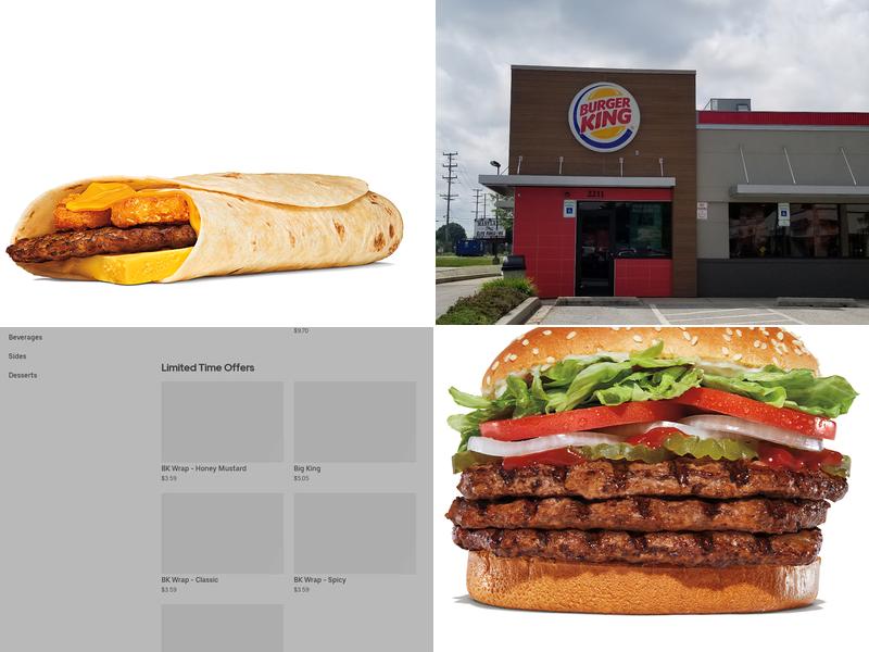 Burger King Menu