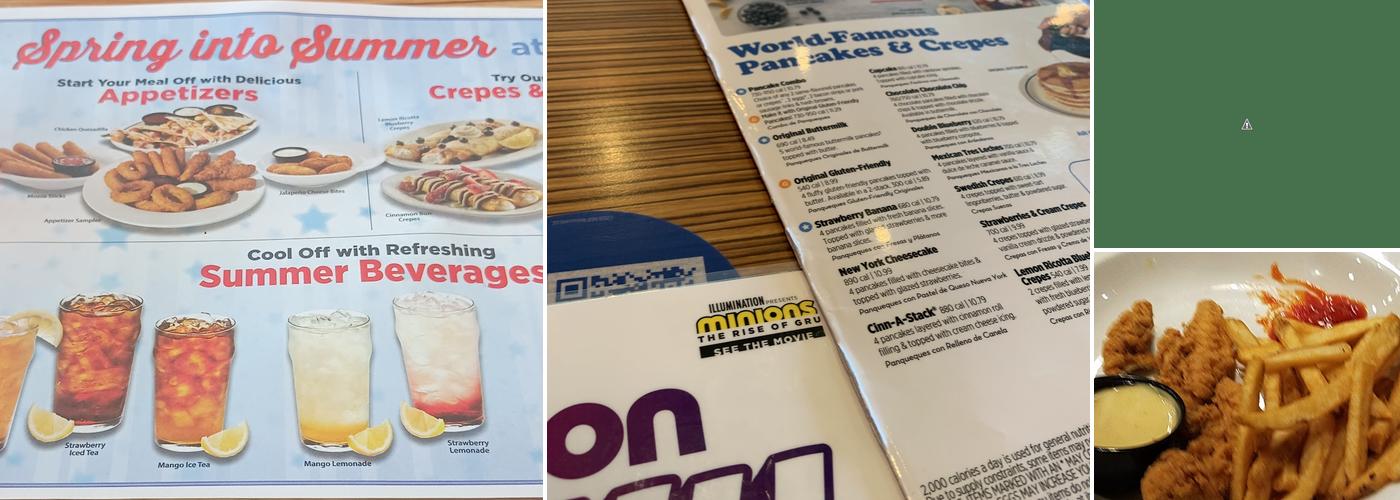 IHOP Menu