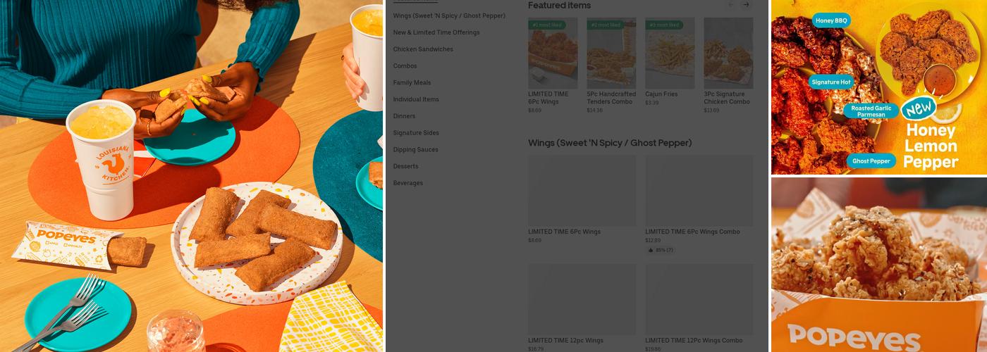 Popeyes Louisiana Kitchen Menu