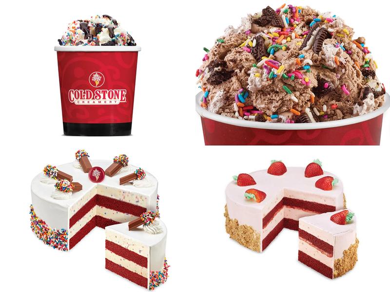 Cold Stone Creamery Menu