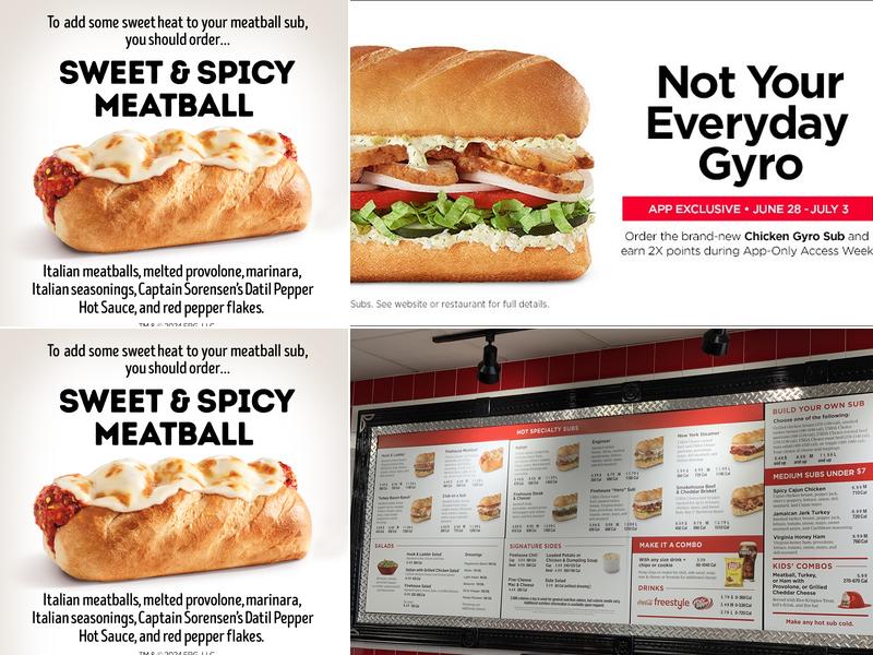 Firehouse Subs Garrison Forest Menu