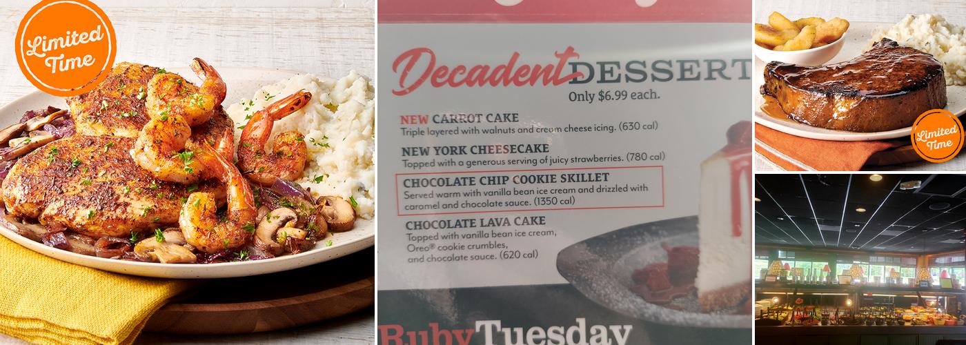Ruby Tuesday Menu