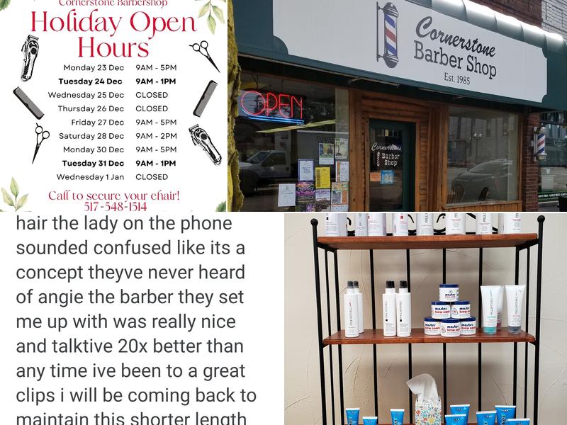 Cornerstone Barber Shop,
