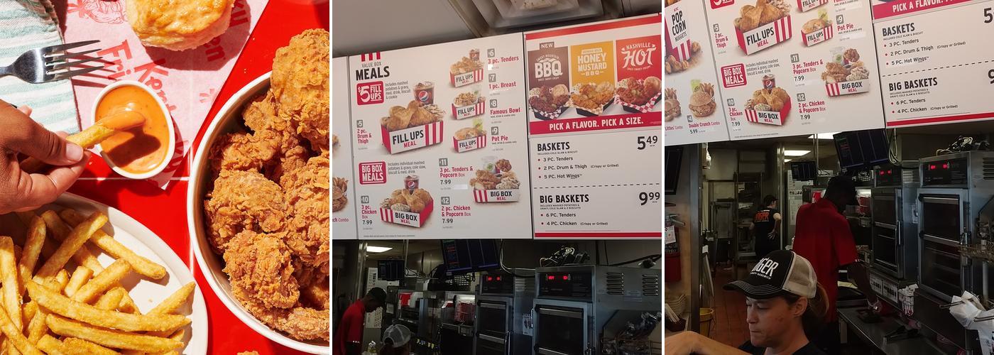 KFC Menu