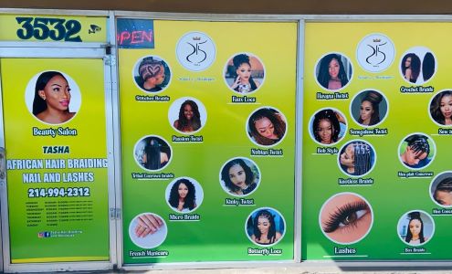 Tasha African Hair Braiding Lashes & Boutiques