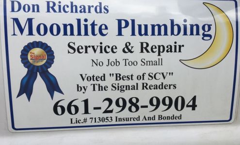 Moonlite Plumbing 27509 Glasser Ave, Santa Clarita California 91351