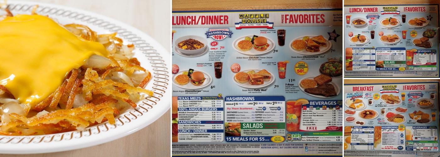 Waffle House Menu