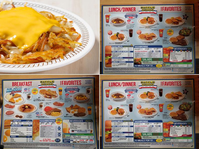 Waffle House Menu