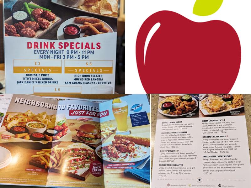 Applebee's Grill + Bar Menu