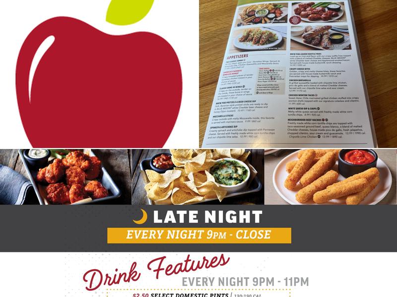 Applebee's Grill + Bar Menu